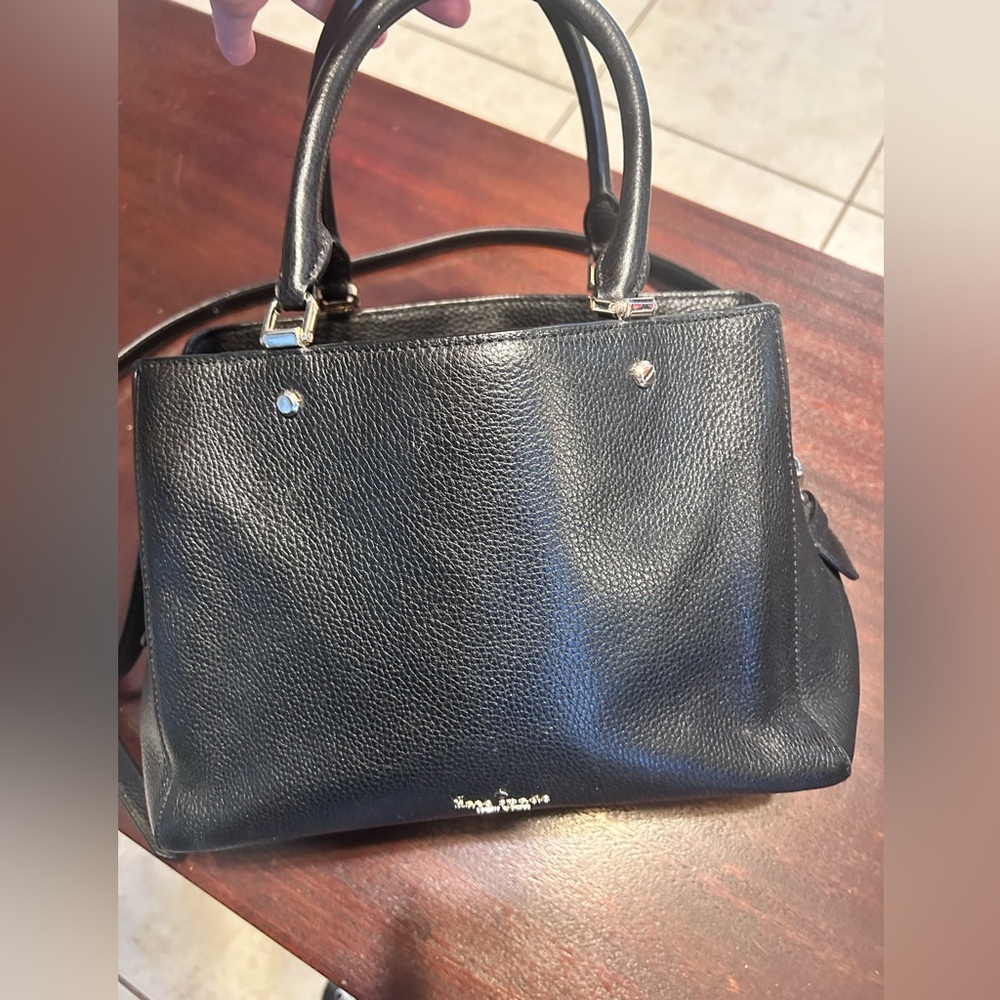 Kate Spade Black Pebbled Leather Satchel